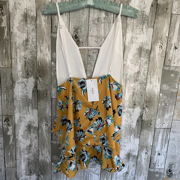 NWT Zaful floral mini dress S - Picture 5 of 7